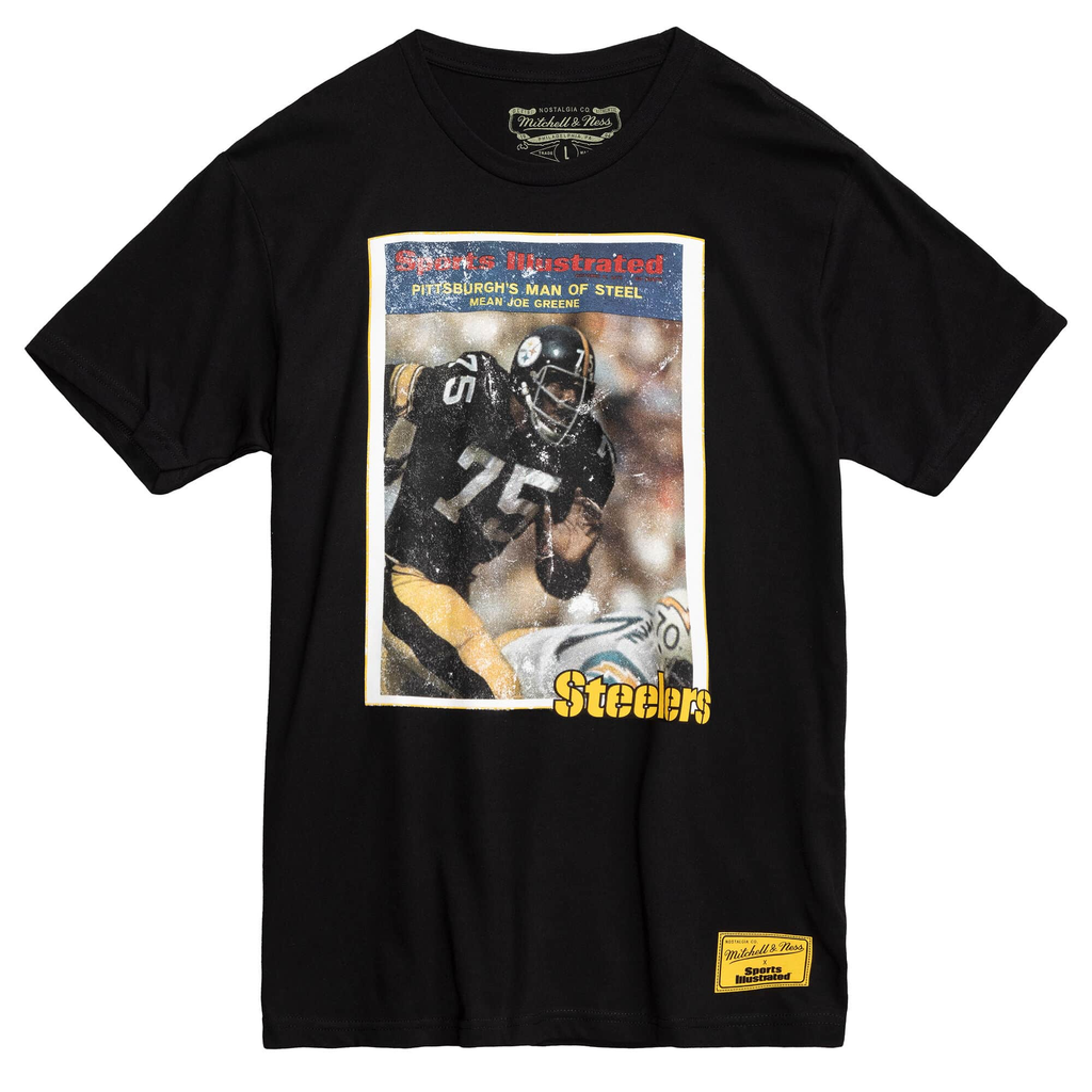 Mens Pittsburgh Steelers Joe Greene Mitchell & Ness Black