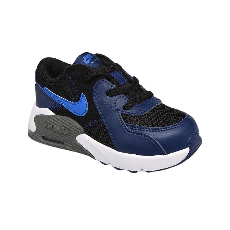Toddler's Nike Air Max Excee Black/Signal Blue-Blue Void (CD6893 009)