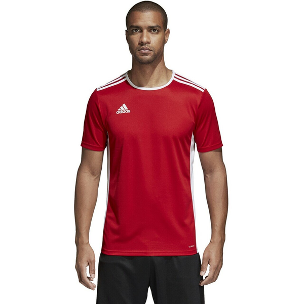 Men's Adidas Entrada 18 Soccer Jersey Red/White