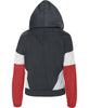 Champion Indigo Screen/Red Nylon Warm-Up Jacket