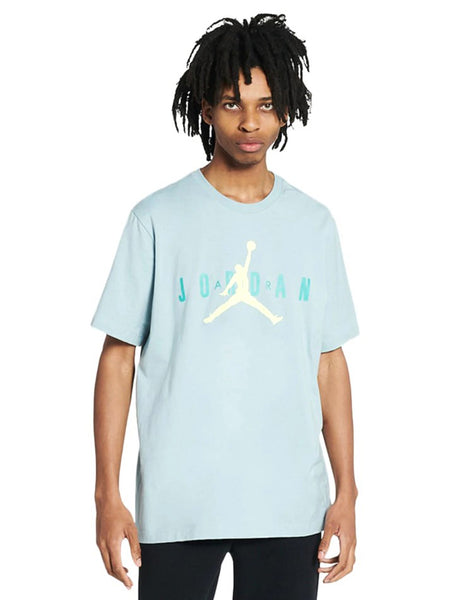 Men's Jordan Ocean Cube/Washed Teal Air Wordmark T-Shirt