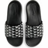 Men's Nike Victori One Slide Print Black/White-Black (CN9678 006)
