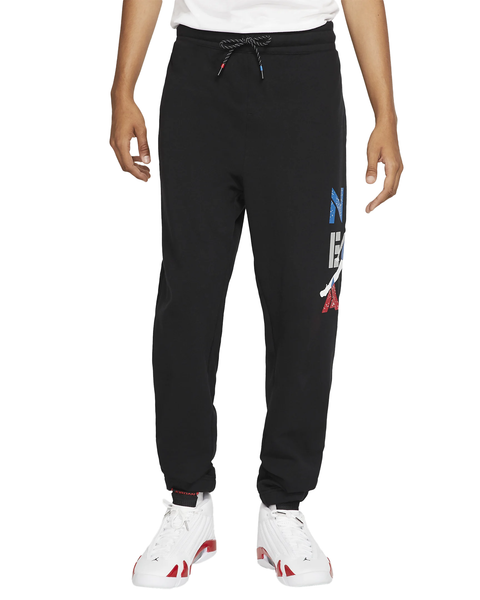 Jordan Black/Grey/Gym Red Legacy AJ4 Sweatpants