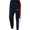 Men's Nike Navy/Red/White Sportswear Color Block Jogger (CU4377 451)