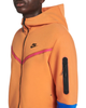 Men's Nike Sportswear Hot Curry/Pink/Blue/Black Tech Fleece Full-Zip Hoodie