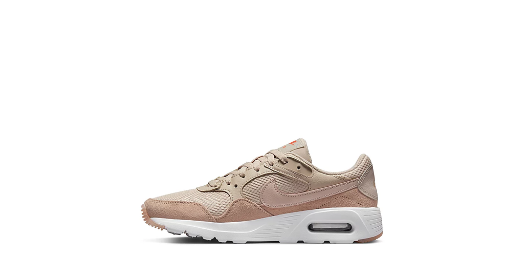 NIKE AIR MAX SC Womens CW4554-201 (Fossil Stone/Pink OXFOR), Size