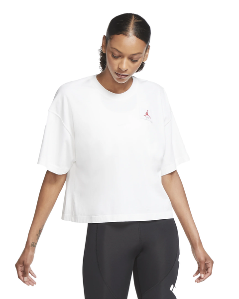 Women's Jordan White Short-Sleeve Boxy T-Shirt