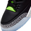 Big Kid's Jordan 3 Retro SE Black/White-Electric Green (DA2304 003)