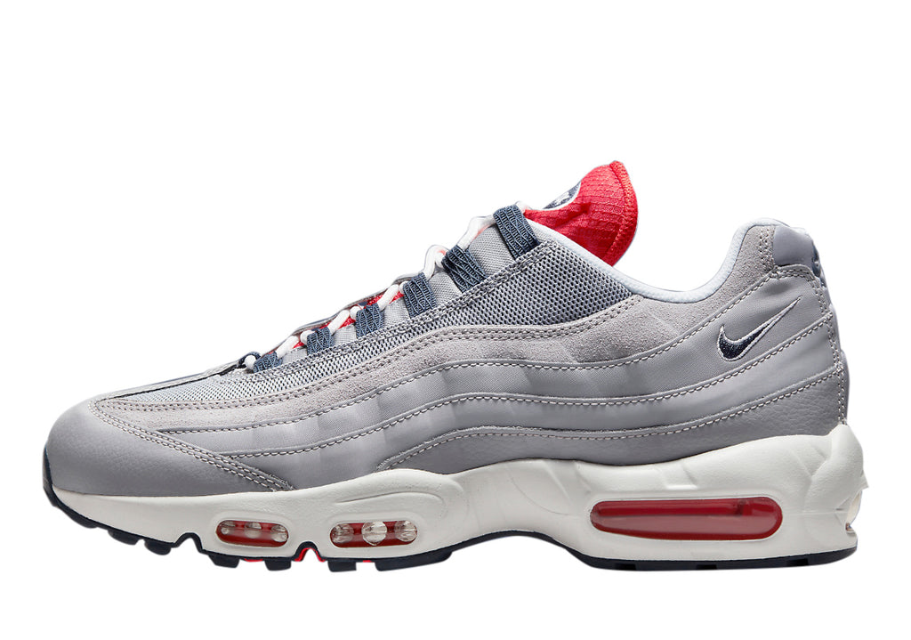 Men's Nike Air Max 95 Cement Grey/Thunder Blue (DB0250 001)