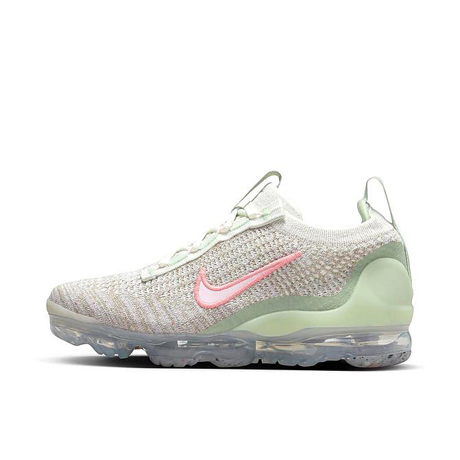 Big Kid's Nike Air Vapormax 2021 FK Sail/Pink Foam-Honeydew (DB1550 103)