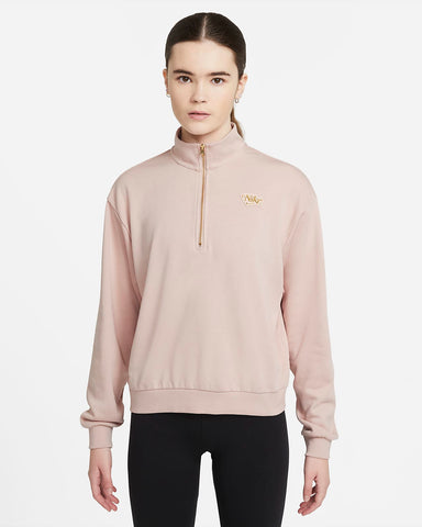Women's Nike Pink 1/4-Zip Pullover