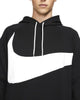 Men's Nike Black/White Sportswear Swoosh Tech Fleece Pullover Hoodie
