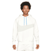 Men's Nike White/Gray Sportswear Swoosh Tech Fleece Pullover Hoodie (DD8222 133)