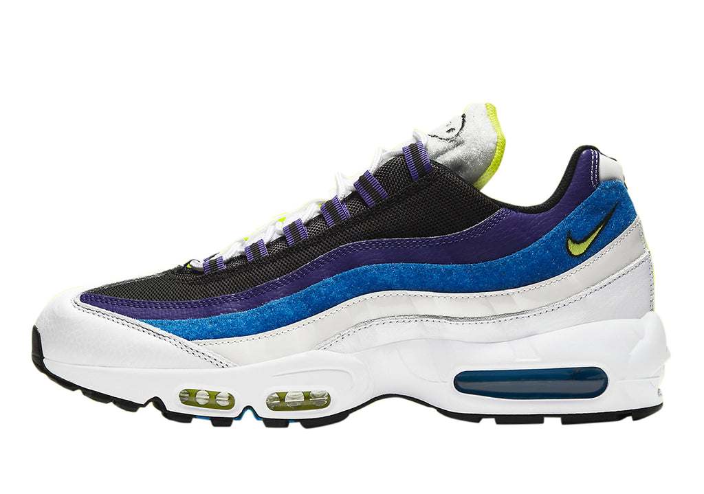 Air max 95 blue clearance and purple