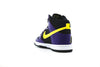 Men's Nike Dunk High EMB Lakers Black/Opti Yellow/Court Purple/Wht (DH0642 001)