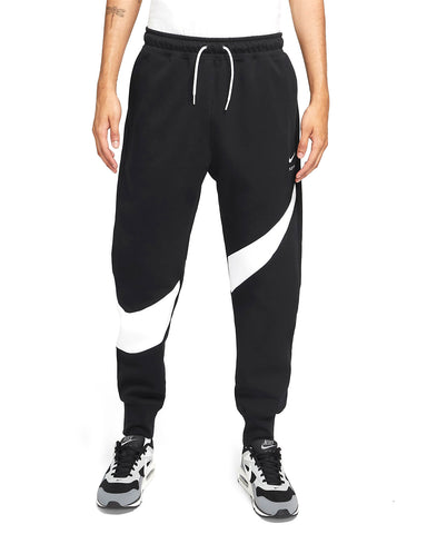 Men's Nike Black/White Sportswear Swoosh Tech Fleece Pants