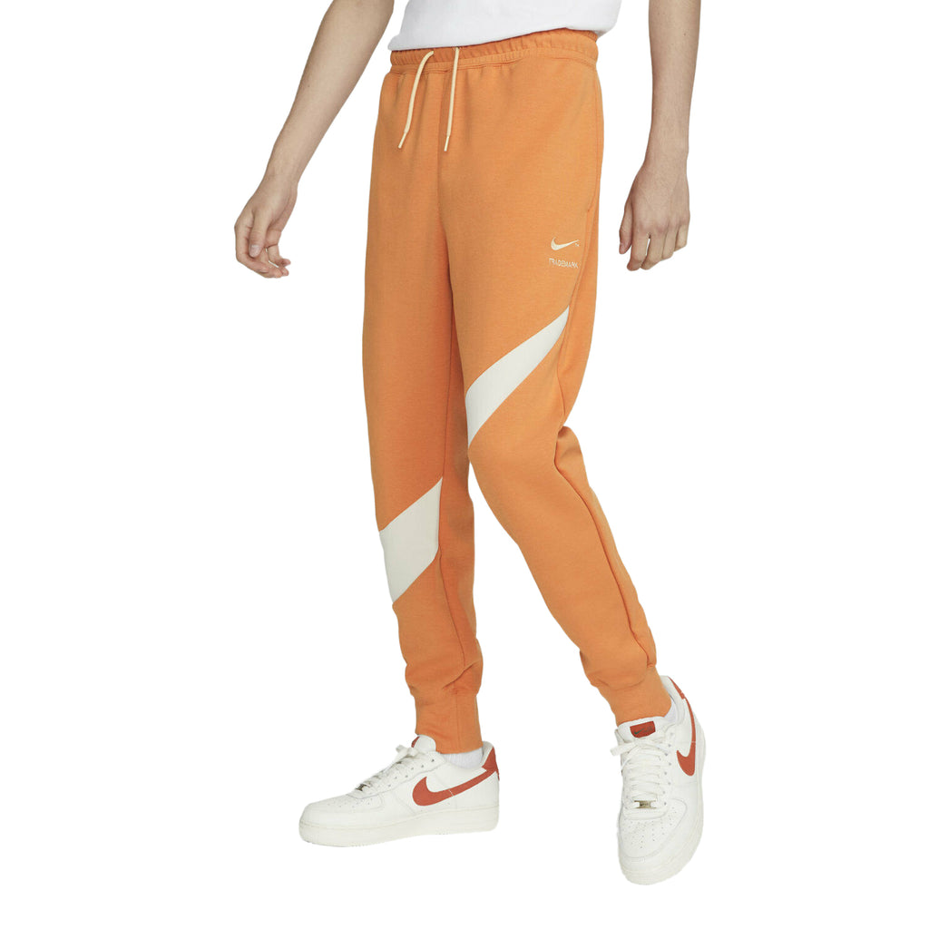 Men's Nike Hot Curry/Pearl White Sportswear Swoosh Tech Fleece Pants