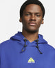 Men's Nike Blue/Volt ACG Therma-FIT Fleece Pullover Hoodie (DH3087 455)