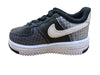 Toddler's Nike Force 1 Crater Black/White-Volt (DH4089 001)