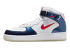 Men's Nike Air Force 1 Mid QS White/University Red (DH5623 101)