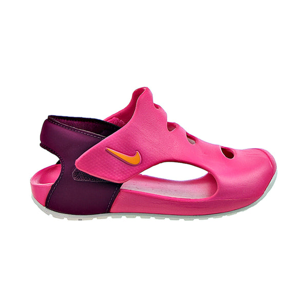 Little Kid's Preschool Nike Sunray Protect 3 Sandals Pink Prime/Kumquat-Sangria (DH9462 602)