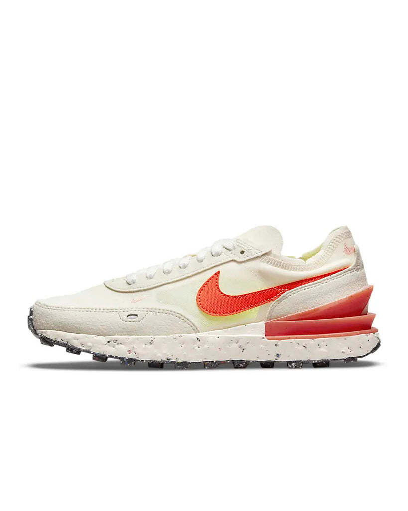 Women's Nike Waffle One Crater Pale Ivory/Orange-Light Bone (DJ9640 101)