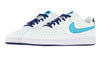 Men's Nike Court Vision Lo White/Turquoise Blue-Blue Void (DM1187 100)