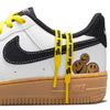 Little Kid's Nike Force 1 LV8 White/Anthracite-Yellow Strike (DO5856 100)