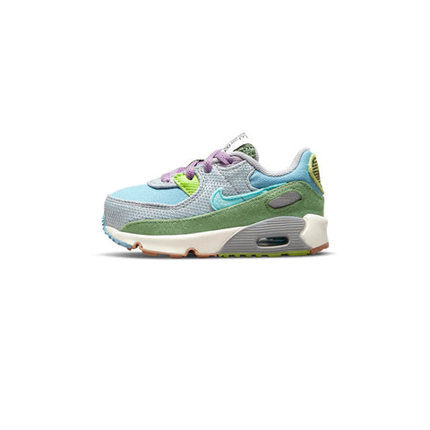 Toddler's Nike Air Max 90 SE 1 Worn Blue/Copa-Wolf Grey (DQ4018 400)