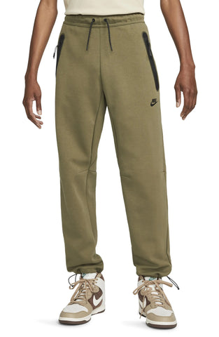 Men's Nike Olive/Black Sportswear Tech Fleece Pant (DQ4312 222)