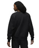 Men's Jordan Black Brooklyn Fleece Crew-Neck Sweatshirt (DQ7520 010)