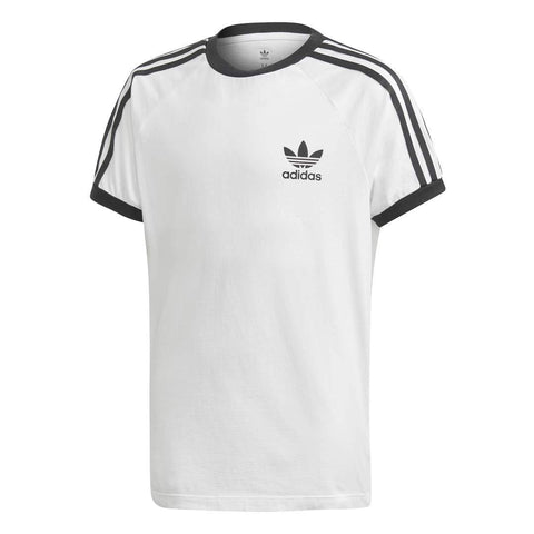 Youth Adidas White/Black 3-Stripe T-Shirt