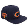 Pro Standard Midnight Navy/Orange NFL Chicago Bears Snapback Hat - OSFA