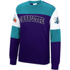 Mitchell & Ness Purple NBA Charlotte Hornets Perfect Season Crewneck Sweatshirt