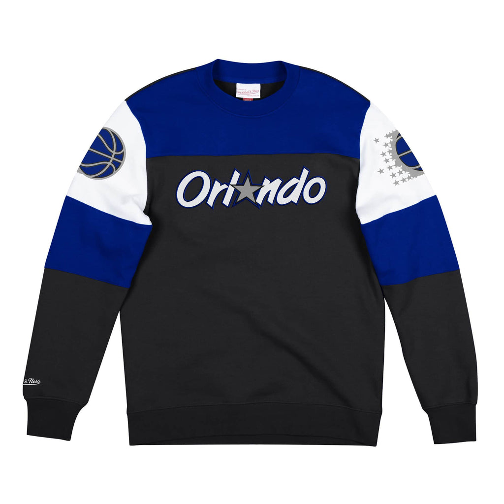 Mens Mitchell & Ness Royal NBA Orlando Magic Perfect Season Crewneck Sweatshirt