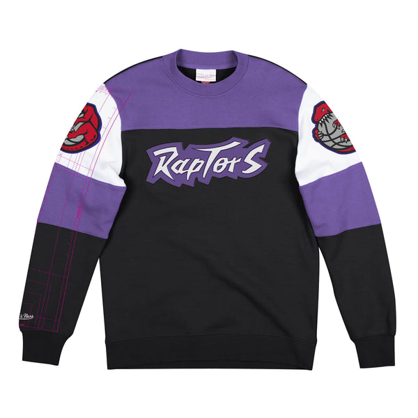 Mitchell & Ness Black NBA Toronto Raptors Perfect Season Crewneck Sweatshirt