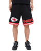 Pro Standard Black NFL Kansas City Chiefs Logo Pro Team Shorts
