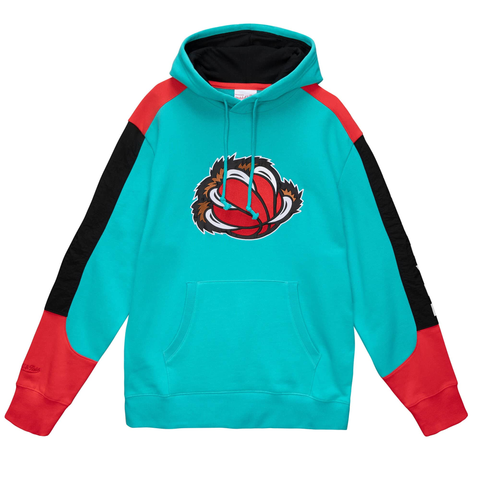 Mitchell & Ness Teal NBA Vancouver Grizzlies Fusion Fleece Hoodie