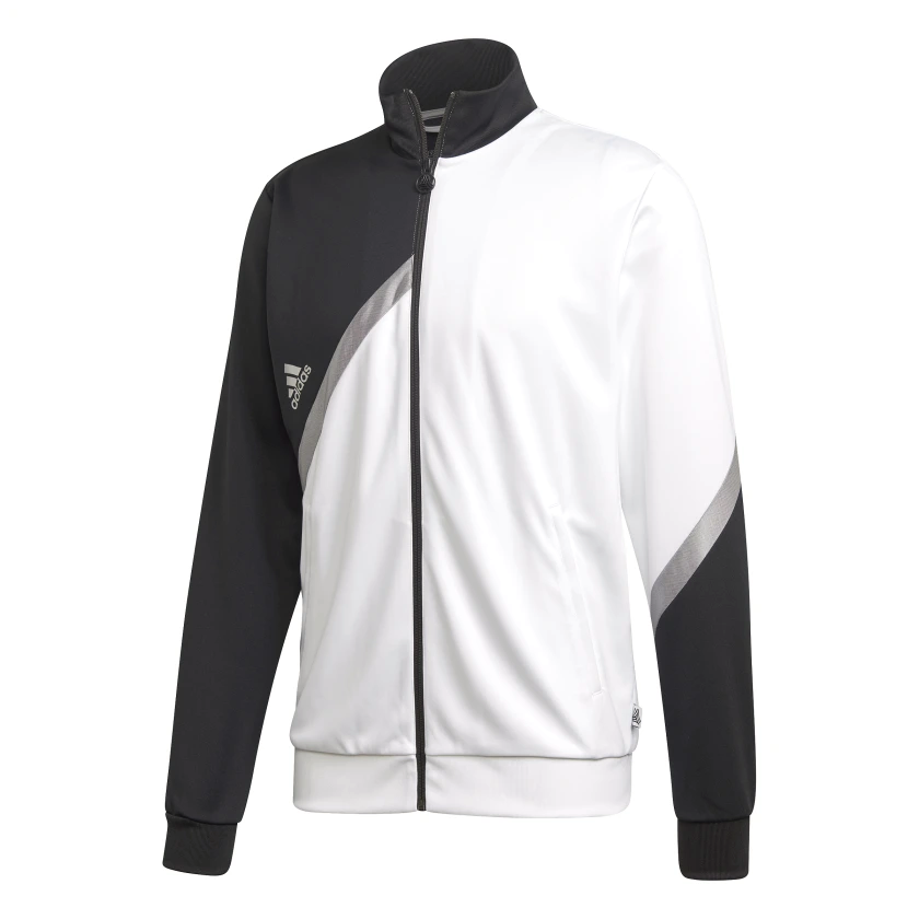 Men's Adidas White/Black Tan Club Home Jacket