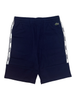 Men's Lacoste Navy Side Stripe Logo Fleece Shorts