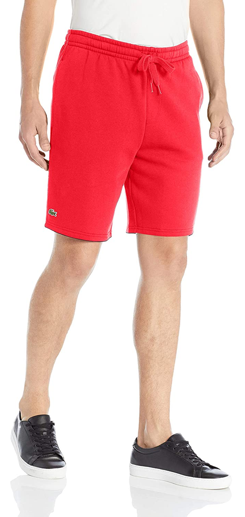 Lacoste Red Fleece Sport Shorts