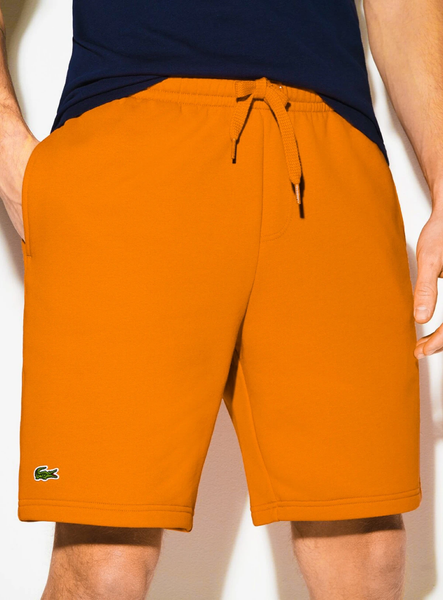 Men's Lacoste Lantern Orange Sport Fleece Shorts