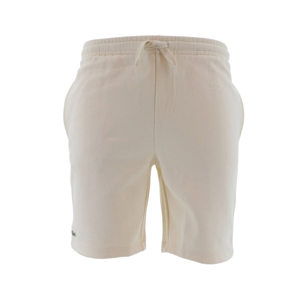 Men's Lacoste Cream Sport Tennis Fleece Shorts