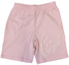 Men's Lacoste Pink Oversized Crocodile Print Organic Cotton Fleece Shorts