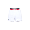 Lacoste White/Navy/Red Sport French Sporting Spirit Edition Fleece Shorts