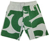 Men's Lacoste Grey Chine/Green Bold Logo Shorts