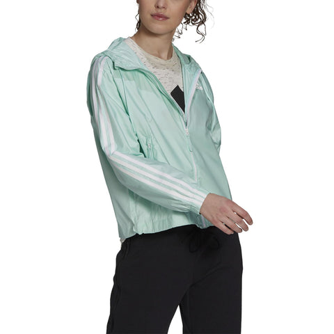 Women's Adidas Clear Mint Windbreaker Jacket