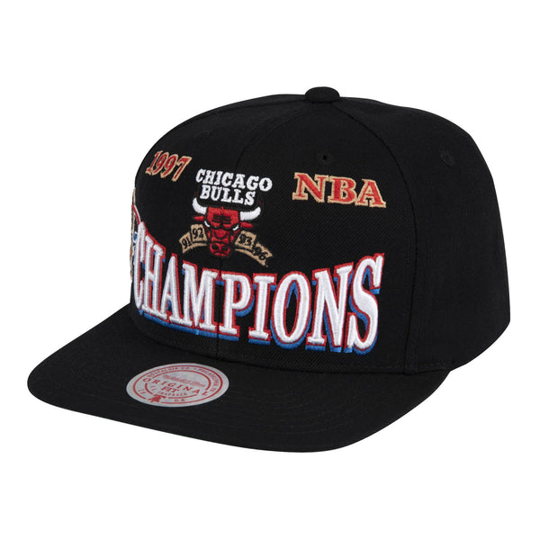 Mitchell & Ness Black NBA Chicago Bulls 97 Champions HWC Snapback - OSFA