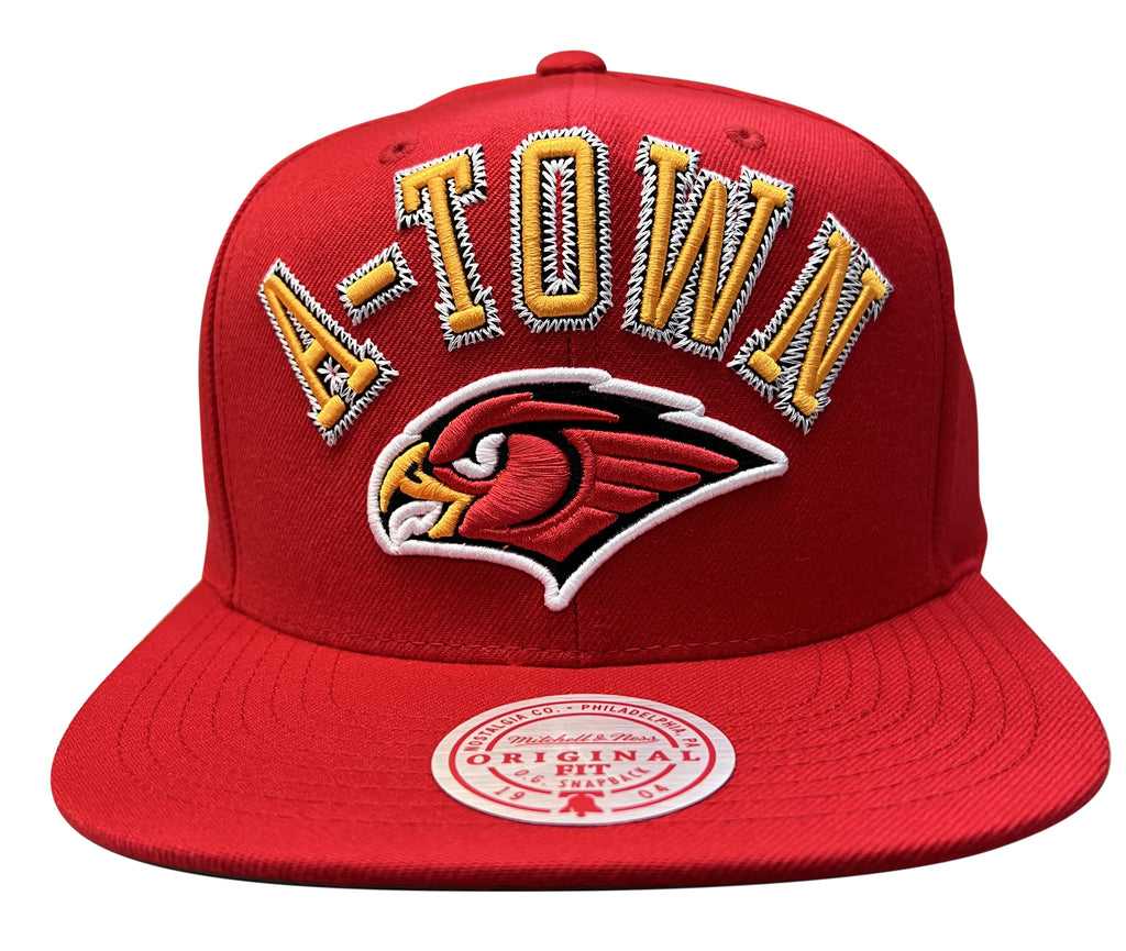 Men's Mitchell & Ness Red NBA Atlanta Hawks ZZ HWC Snapback - OSFA