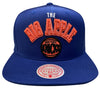 Men's Mitchell & Ness Blue NBA New York Knicks ZZ HWC Snapback - OSFA